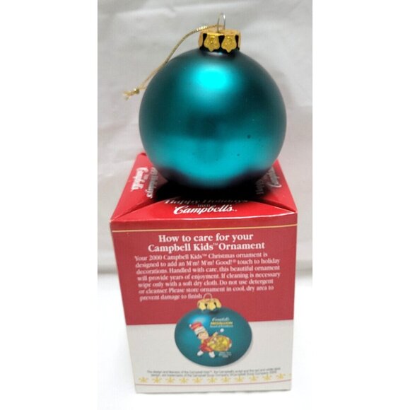 2000 Campbells Soup Kids Collectors Edition - Christmas Ornament Decoration Ball - Picture 5 of 12